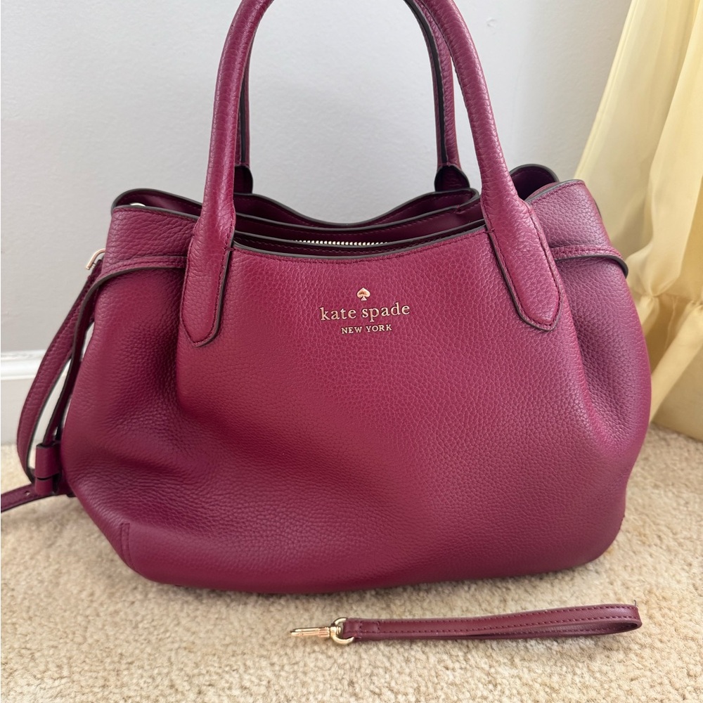 Kate Spade Plum Satchel Bag